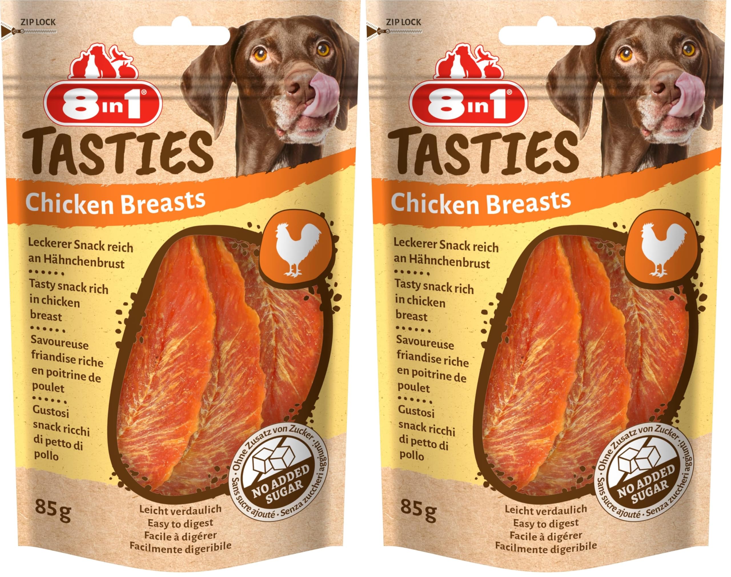 8in1-tasties-blancs-de-poulet-friandise-chien-85-g-riche-en-prot-ines image 2