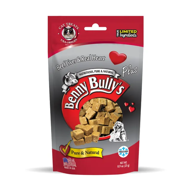 benny-bully-s-liver-plus-friandise-chat-foie-b-uf-c-ur-b-uf image 1