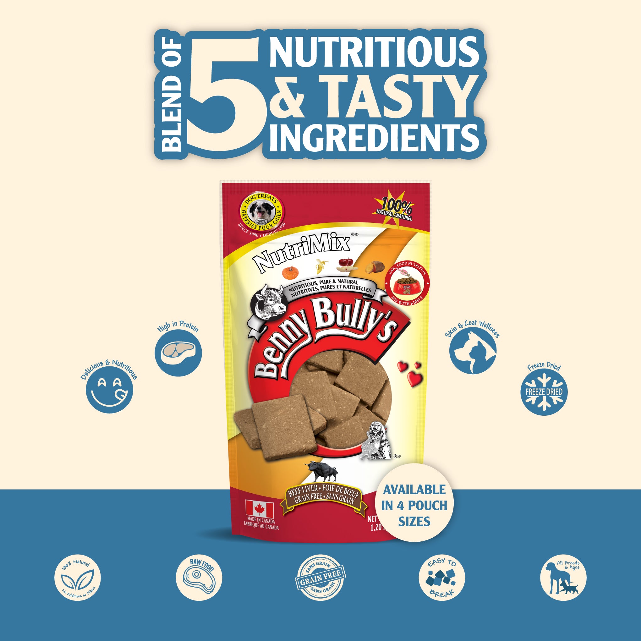 benny-bully-s-nutrimix-friandise-chien-foie-b-uf-58-g image 3