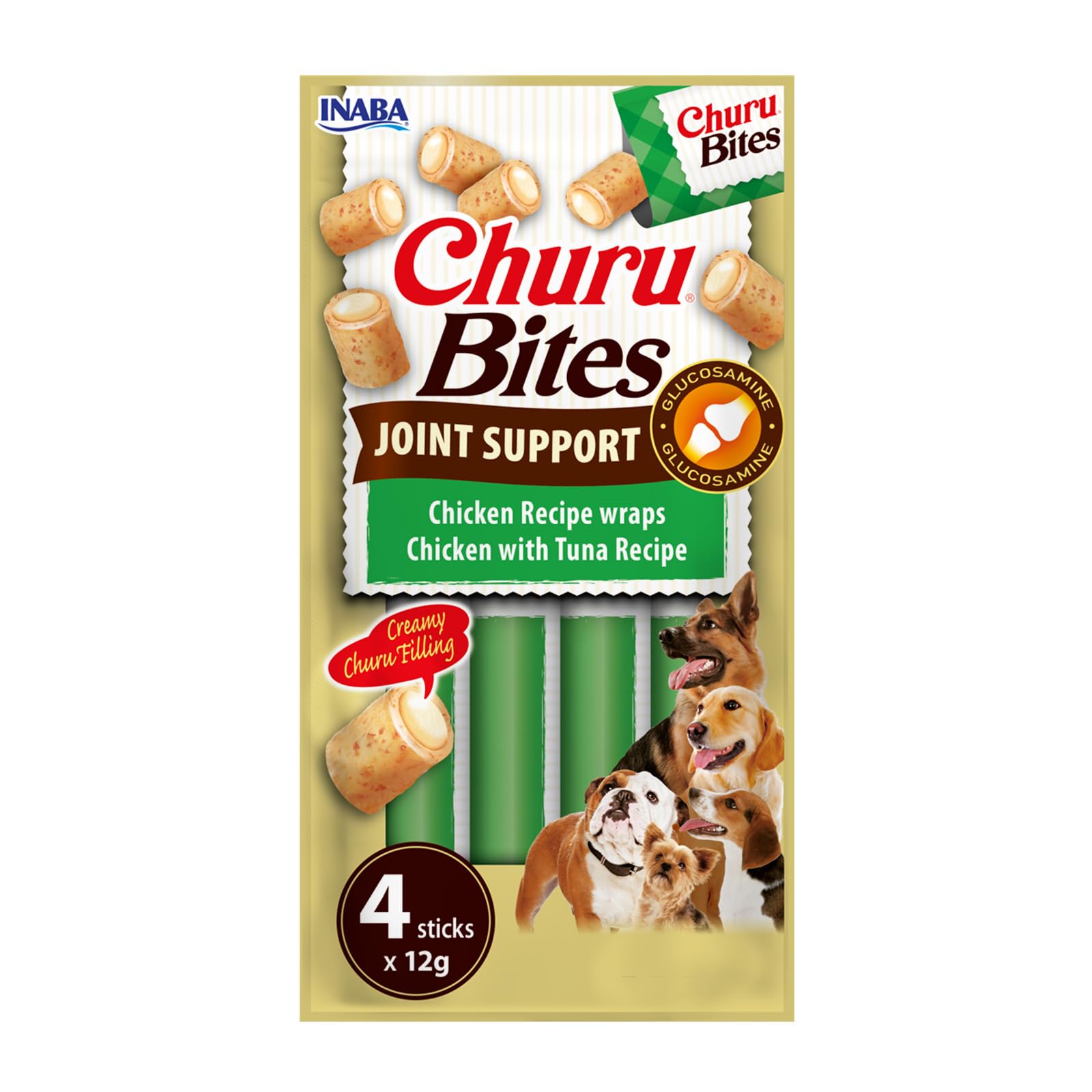 inaba-churu-bites-joint-support-friandise-chien-poulet-glucosamine-4x12g image 6