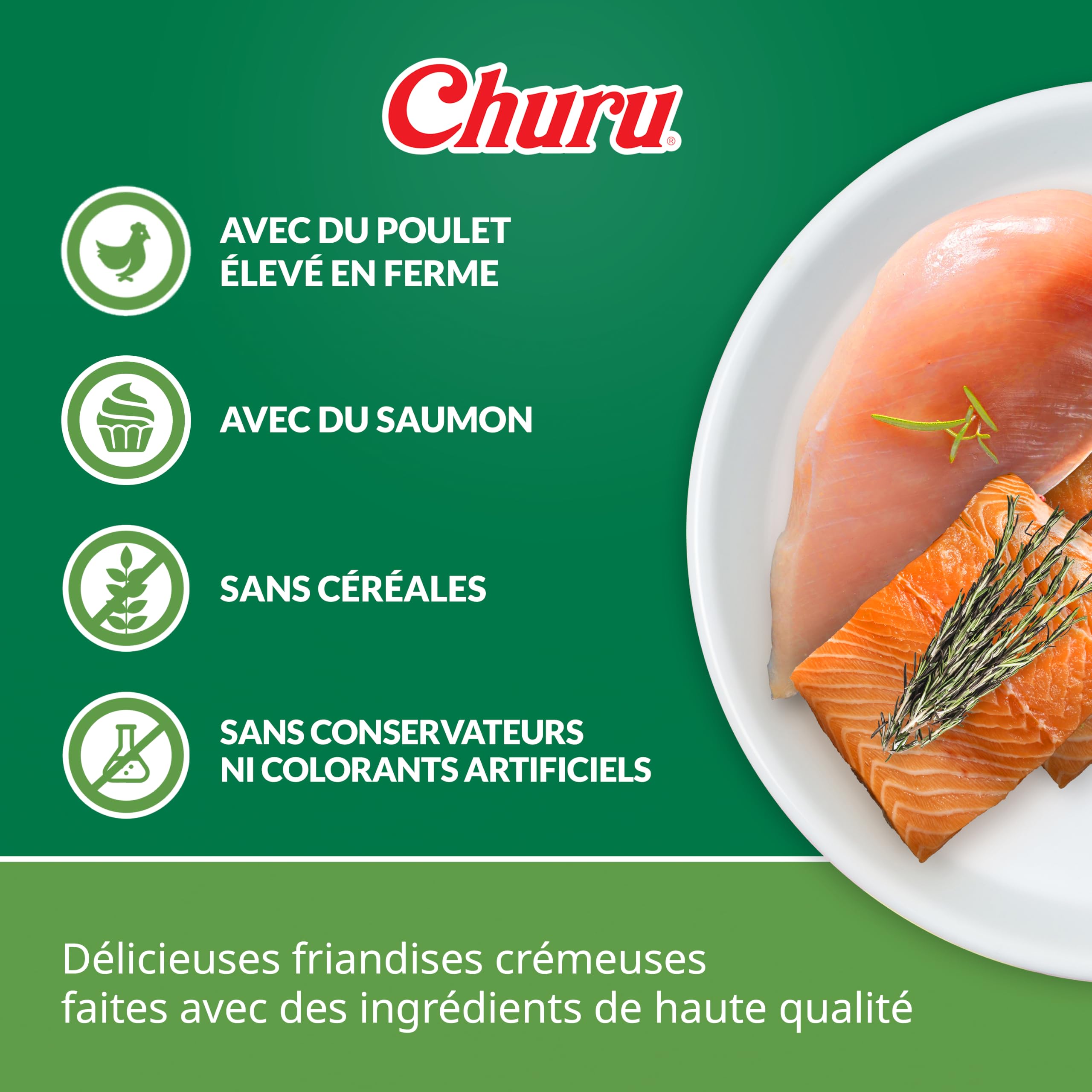 inaba-churu-dog-pur-e-chien-poulet-saumon-8x20g image 2