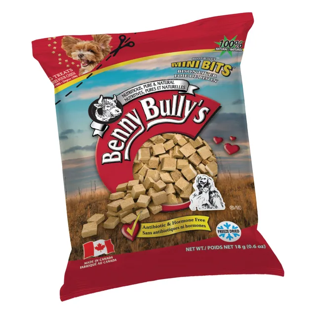 benny-bully-s-mini-bits-bison-friandise-chien-foie-bison image 1