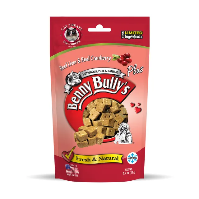 benny-bully-s-liver-plus-foie-b-uf-canneberge-friandise-chat-2 image 1