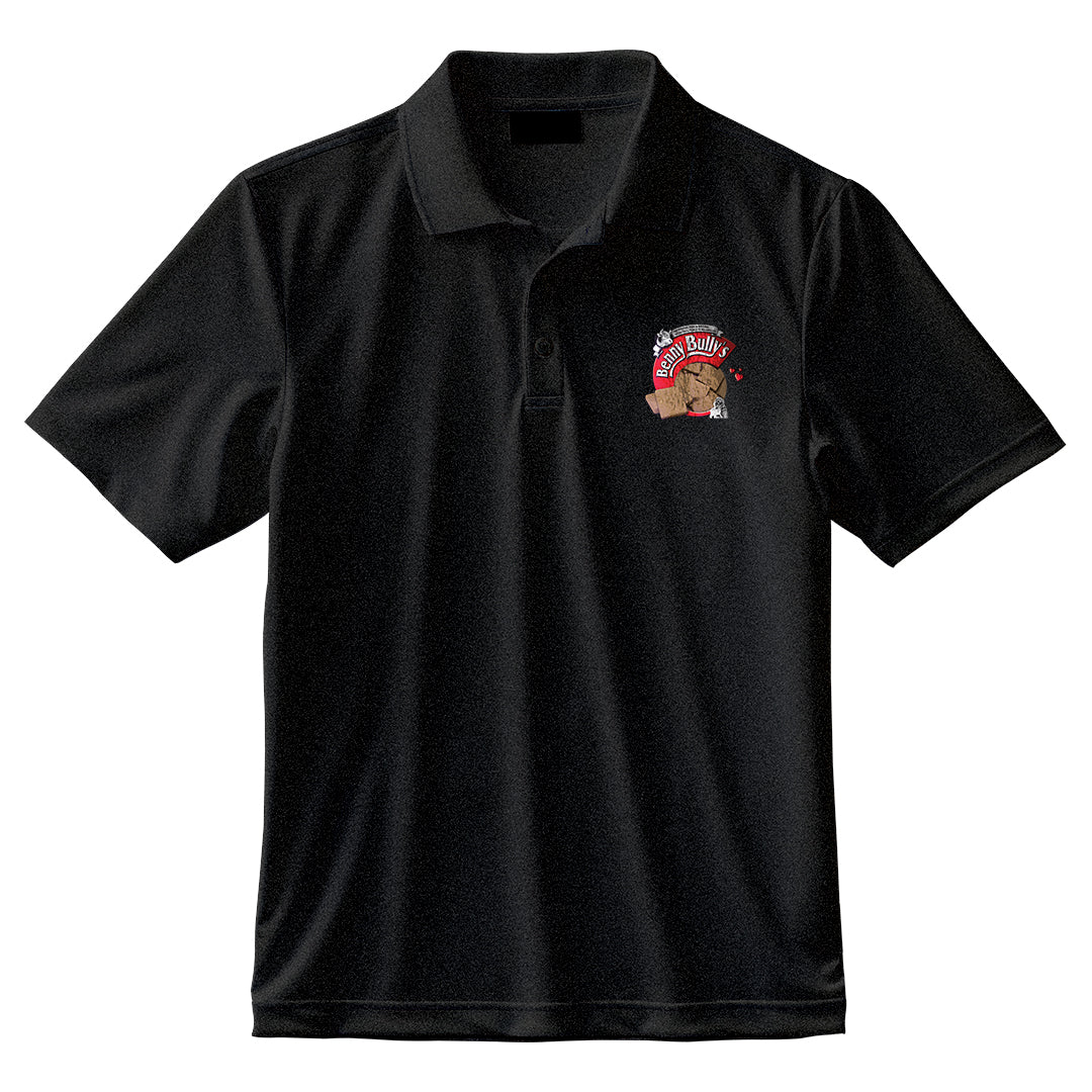 benny-bully-s-logo-polo-homme-noir-brod-taille-default image 1