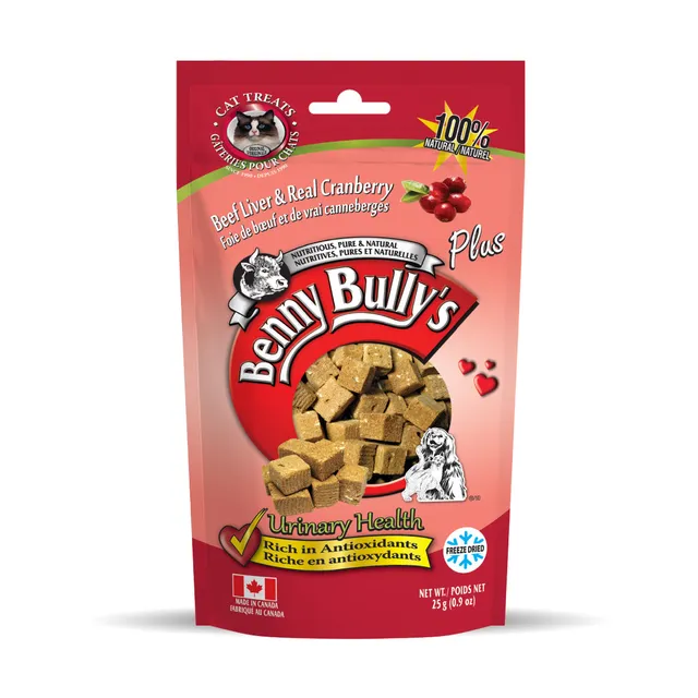 benny-bully-s-liver-plus-foie-b-uf-canneberge-friandise-chat image 1