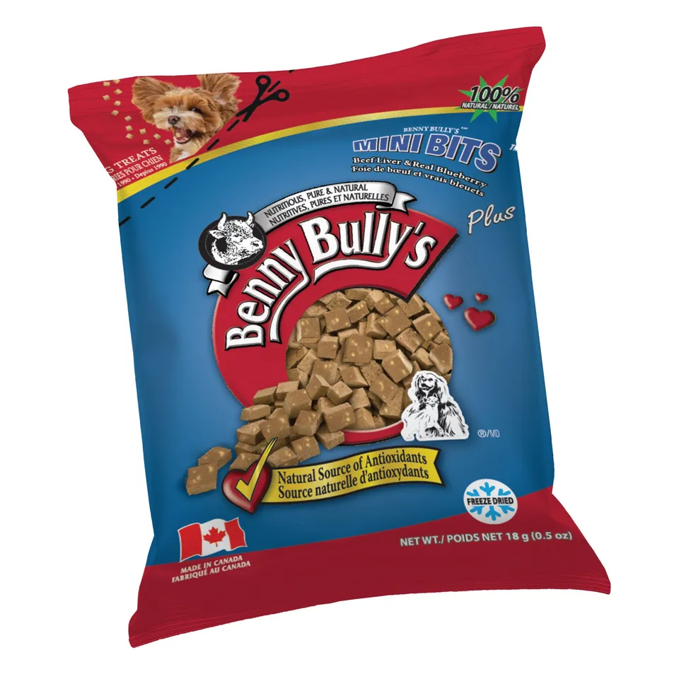benny-bully-s-mini-bits-friandise-chien-foie-b-uf-myrtille image 1