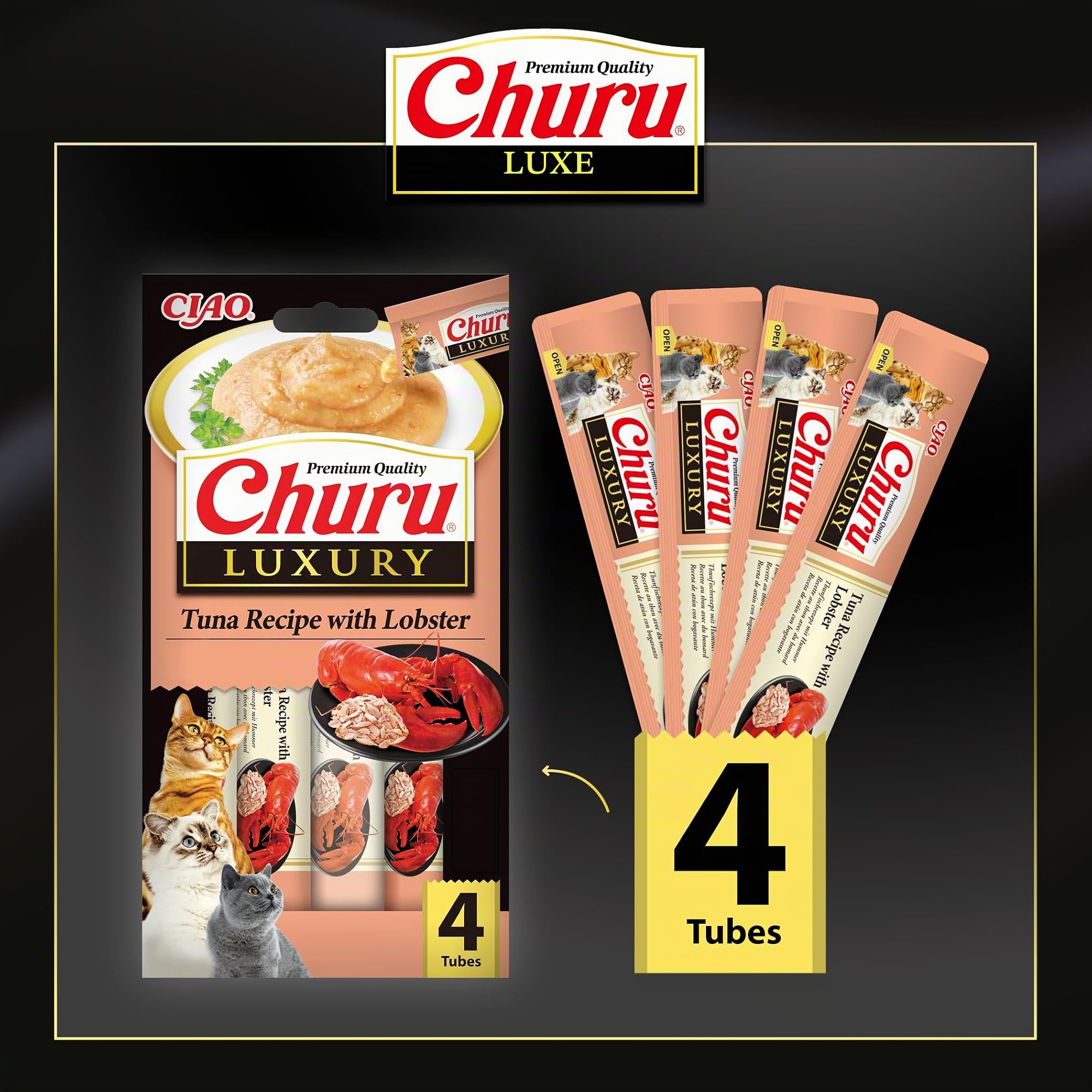 inaba-churu-luxury-pur-e-chat-thon-homard-4x14g-sans-c-r-ales image 3
