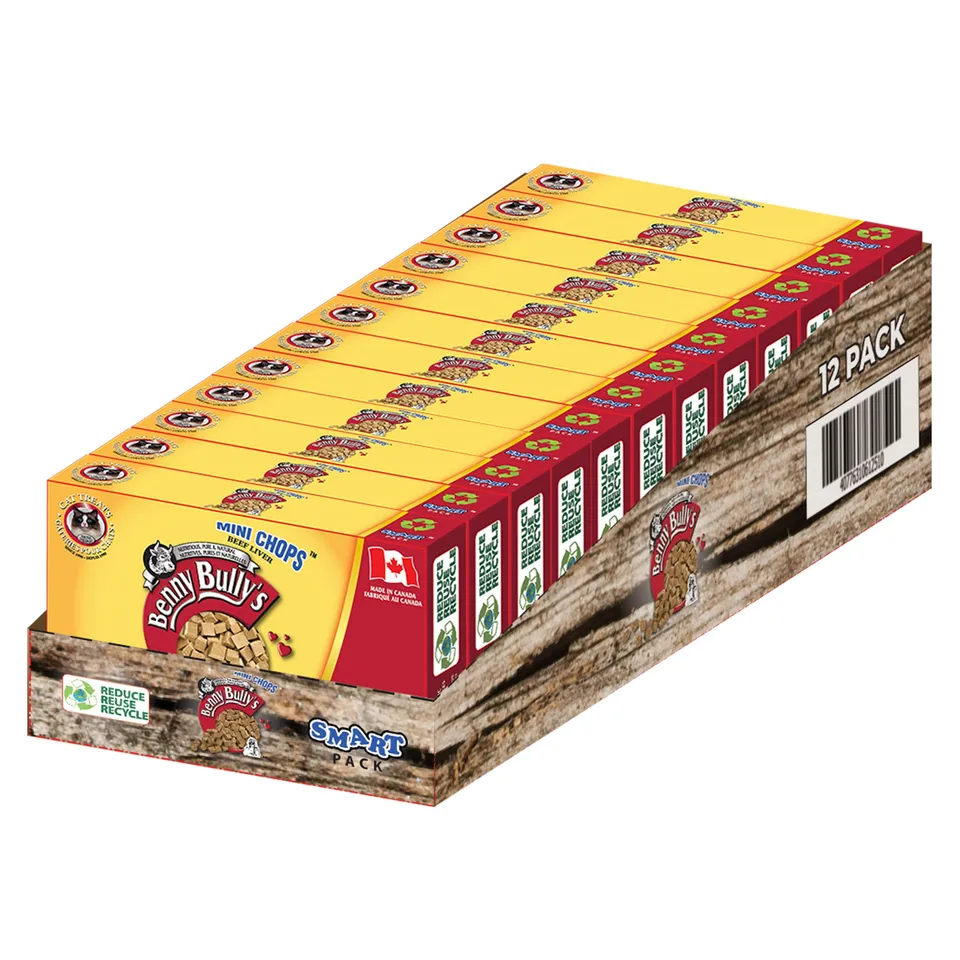 benny-bullys-mini-chops-foie-b-uf-friandise-chat-lot-12-pur image 1
