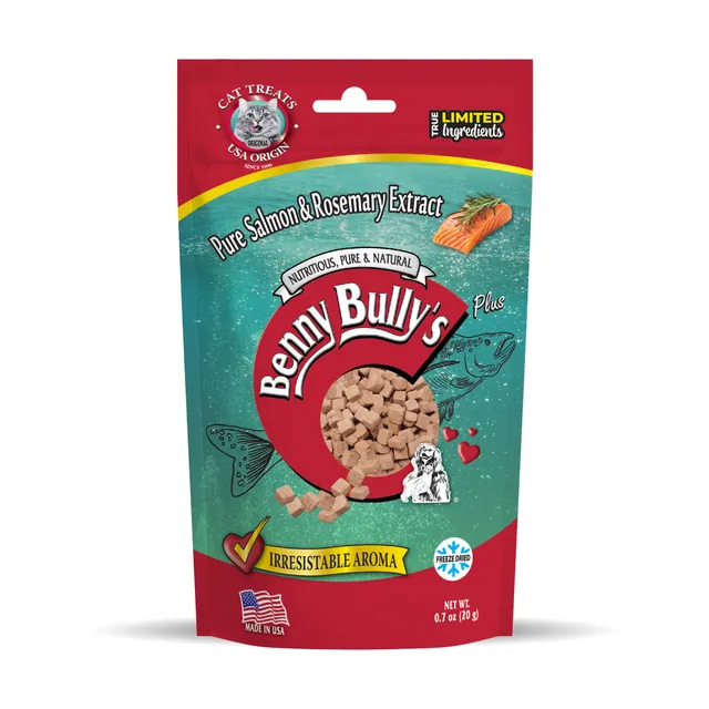 benny-bully-s-liver-plus-friandise-chat-saumon-romarin-lyophilis image 1