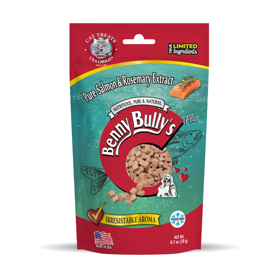 benny-bully-s-liver-plus-friandise-chat-saumon-romarin-lyophilis image 1