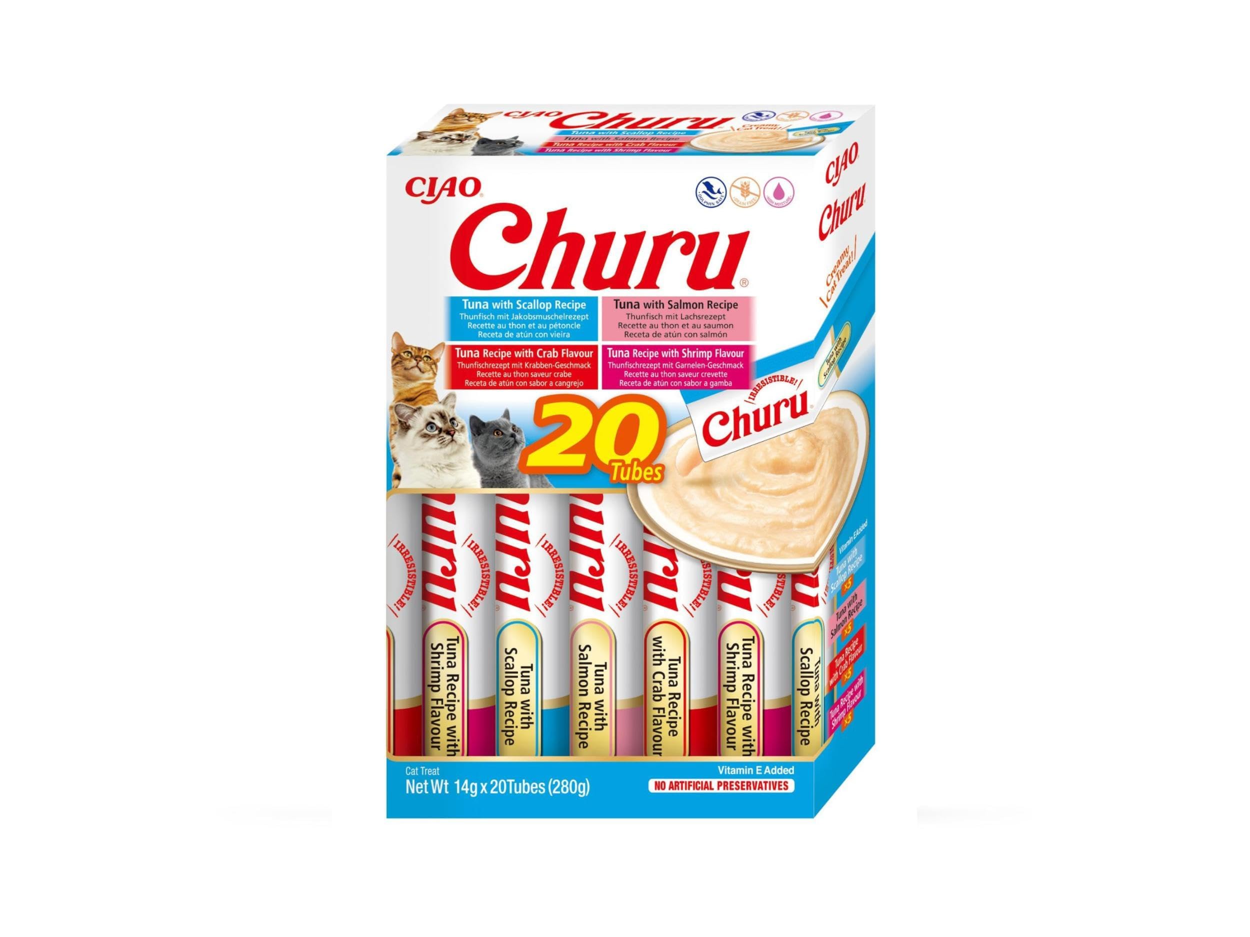 inaba-churu-friandise-chat-mer-thon-20-x-14-g image 1