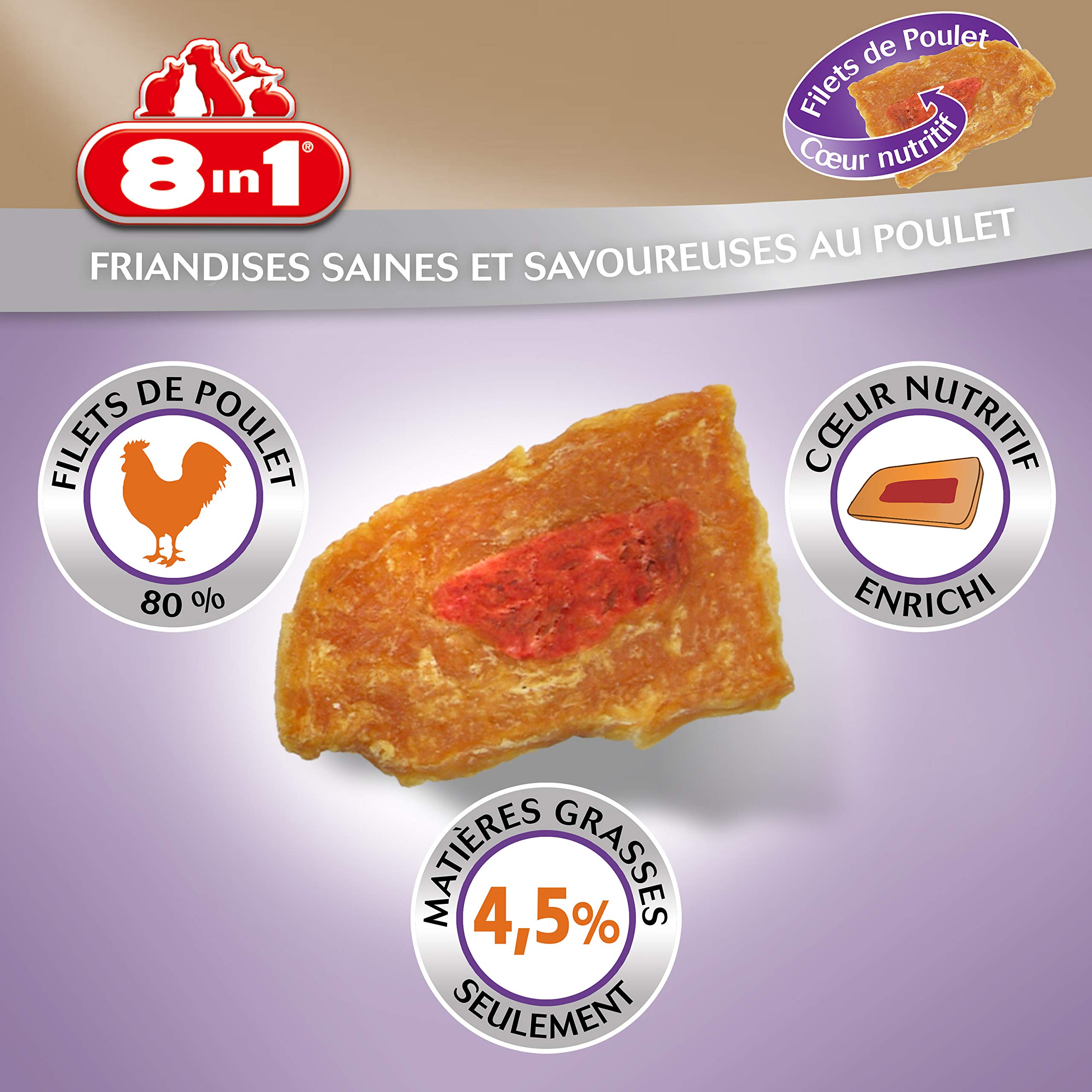 8in1-fillets-pro-active-snack-chien-poulet-80g-articulations image 2