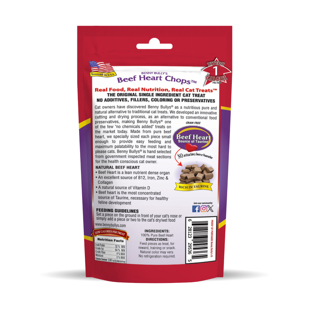 benny-bully-s-single-ingredient-friandise-chat-c-ur-b-uf-lyophilis image 2