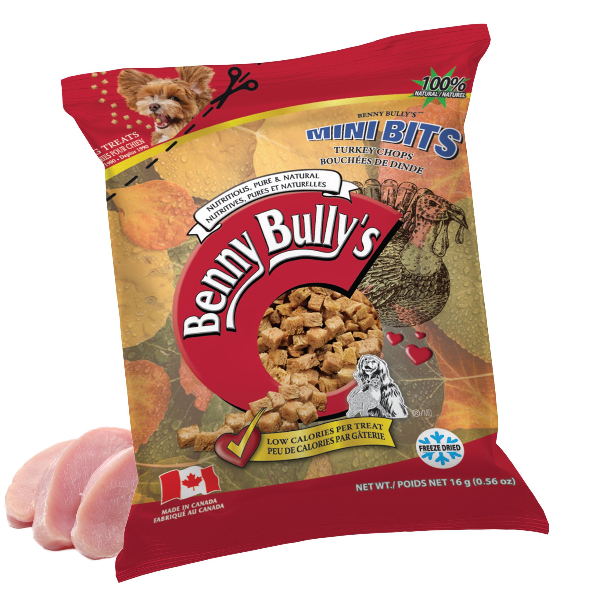 benny-bully-s-mini-bits-friandise-chien-dinde-pillow-pack image 2