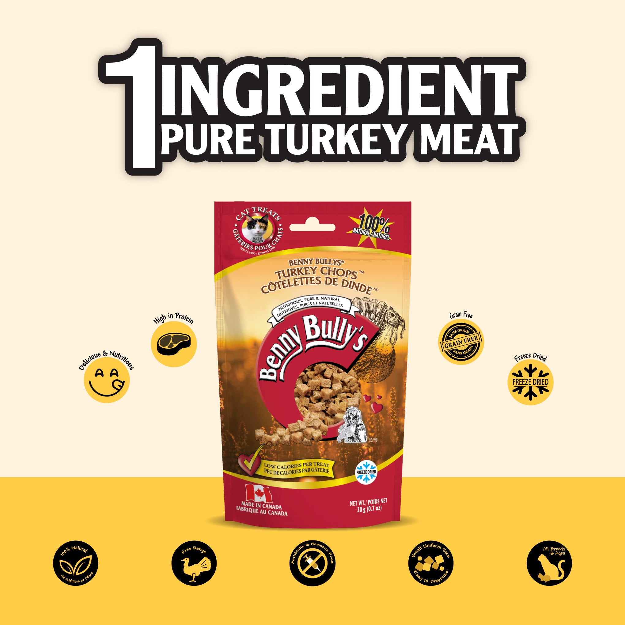 benny-bully-s-turkey-chops-friandise-chat-dinde-pure image 3