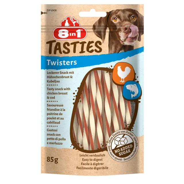 8in1-tasties-twisters-poulet-cabillaud-chien-85g image 1