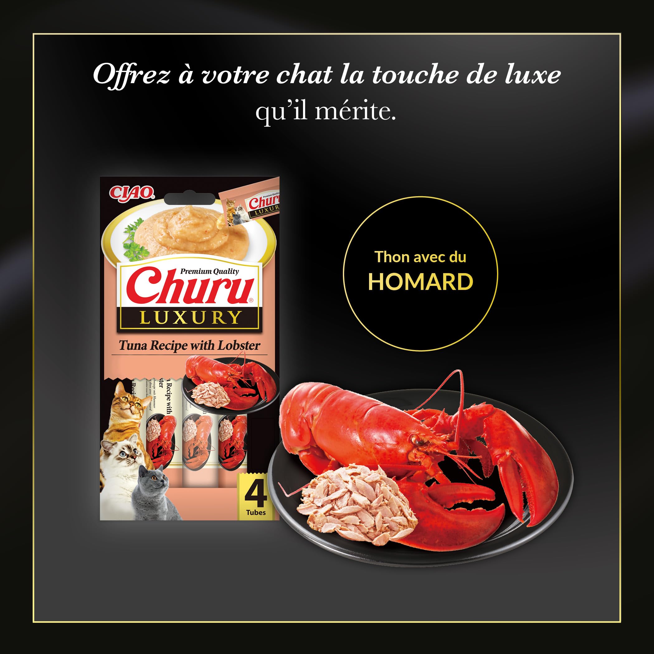 inaba-churu-luxury-pur-e-chat-thon-homard-4x14g-sans-c-r-ales image 4