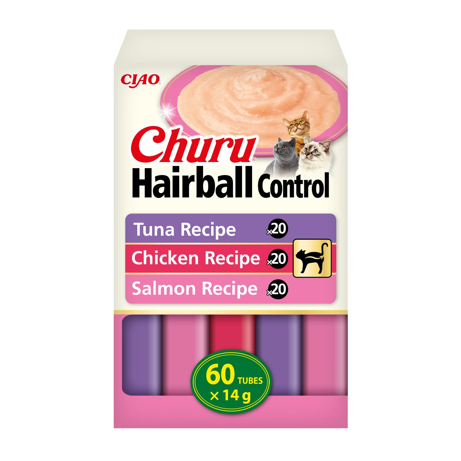 inaba-churu-hairball-control-pur-e-chat-mix-40x14g-anti-boules image 8
