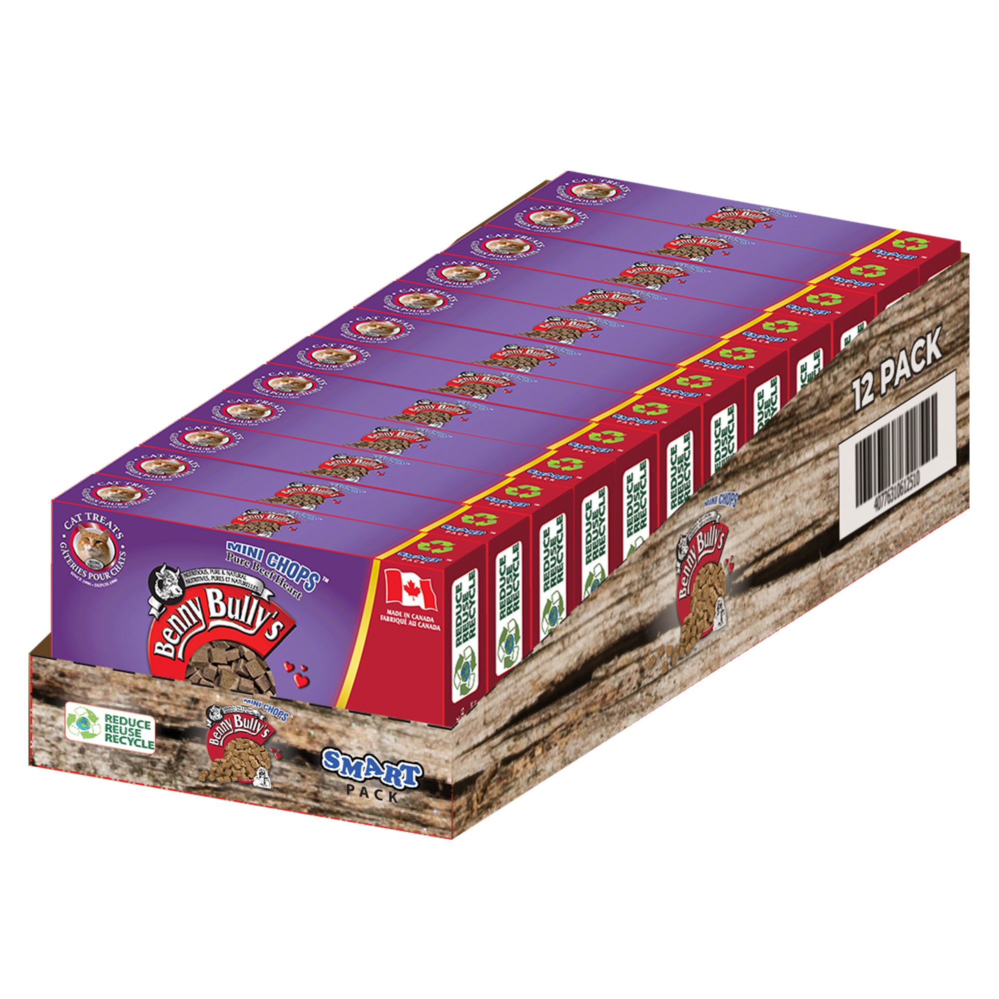 benny-bully-s-mini-chops-c-ur-b-uf-friandise-chat-x12 image 1