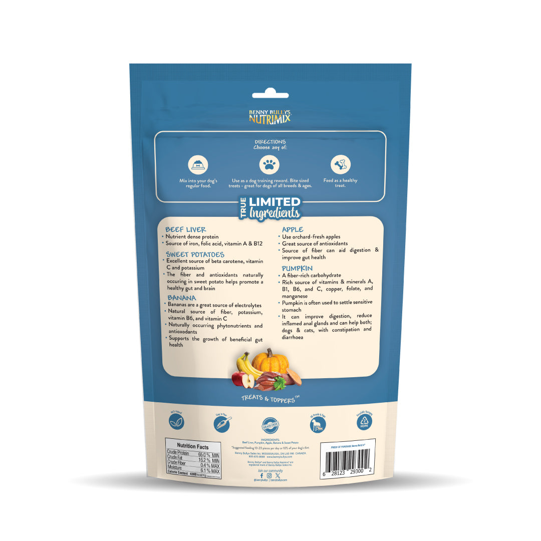 benny-bully-s-nutrimix-topper-chien-foie-b-uf-436-g-lyophilis image 2