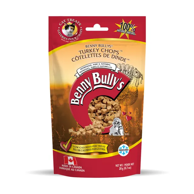 benny-bully-s-turkey-chops-friandise-chat-dinde-pure image 1