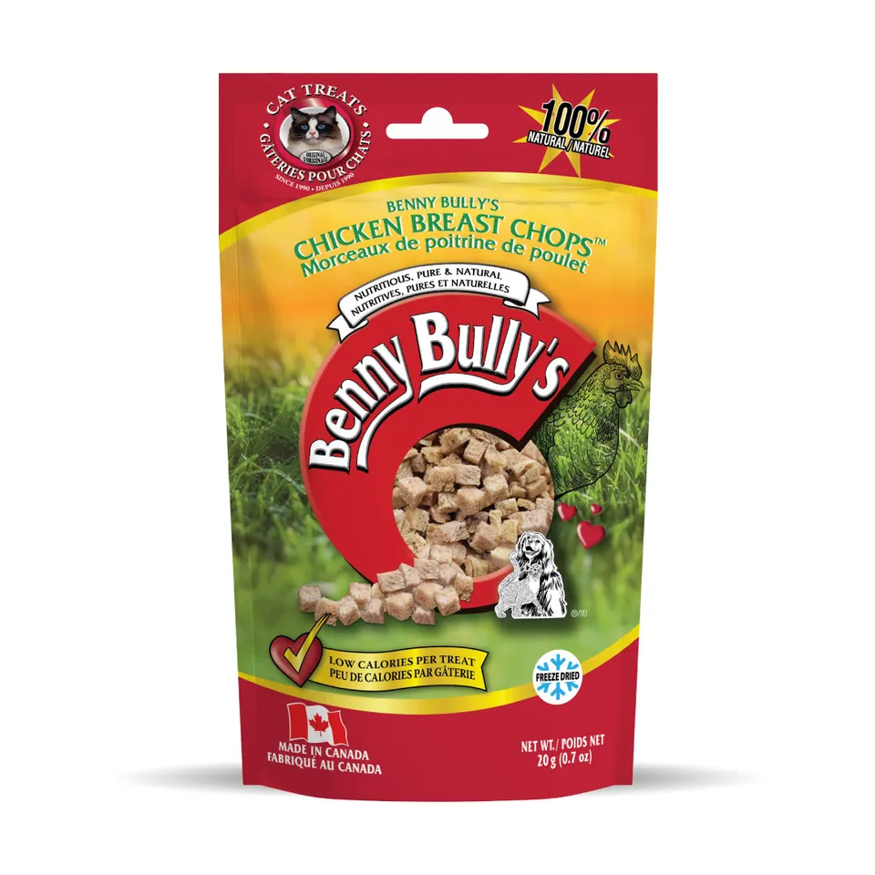 benny-bully-s-chicken-breast-chops-friandise-chat-blanc-de-poulet image 1