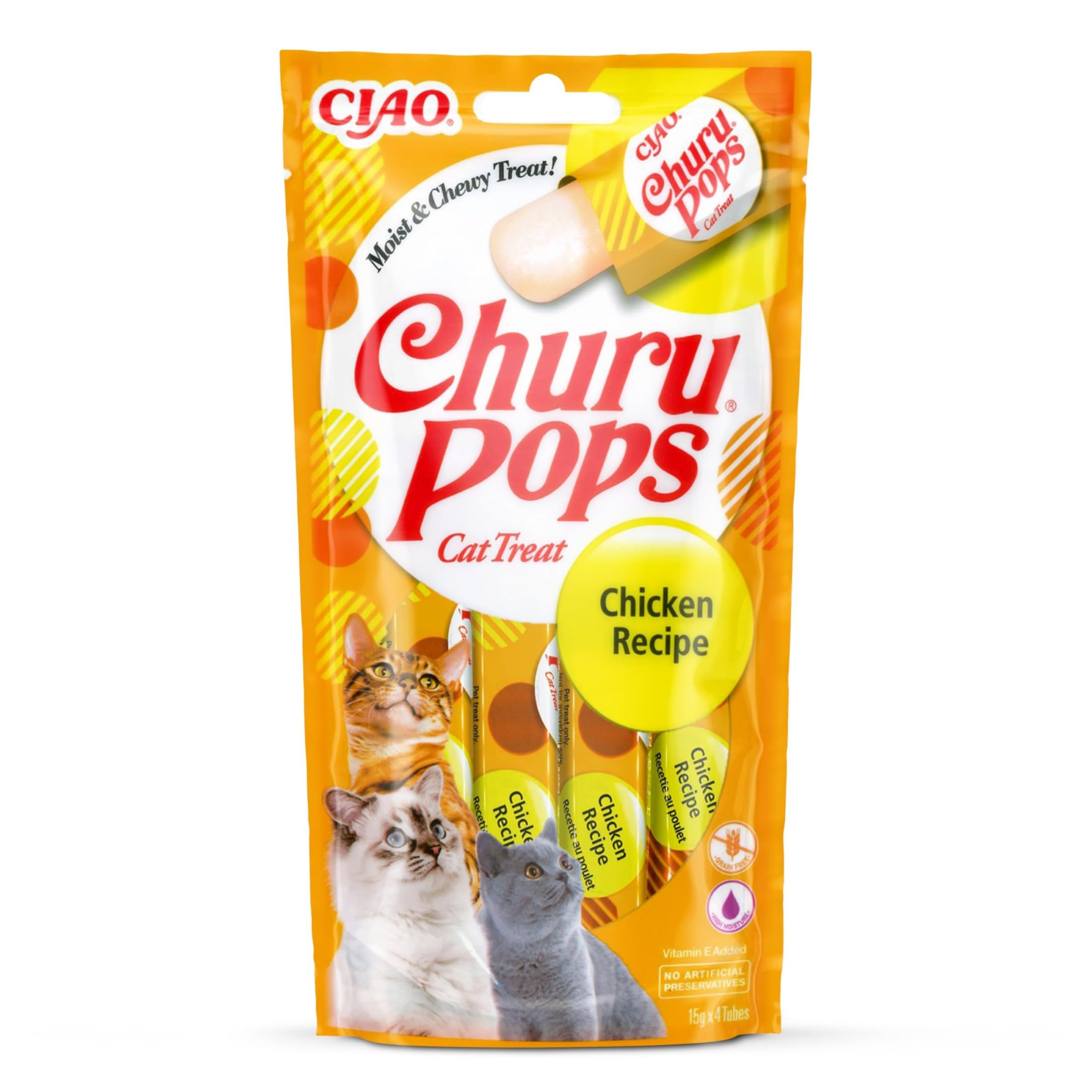 inaba-churu-pops-friandise-chat-gel-e-poulet-4x15g image 1