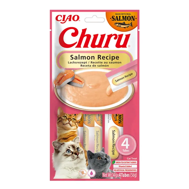 inaba-churu-cat-friandise-saumon-4x14g-tapioca-chat image 1