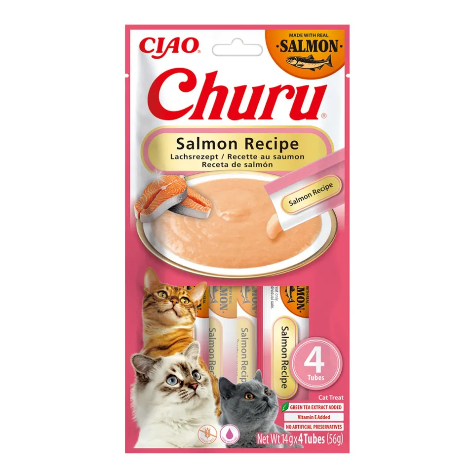 inaba-churu-cat-friandise-saumon-4x14g-tapioca-chat image 1