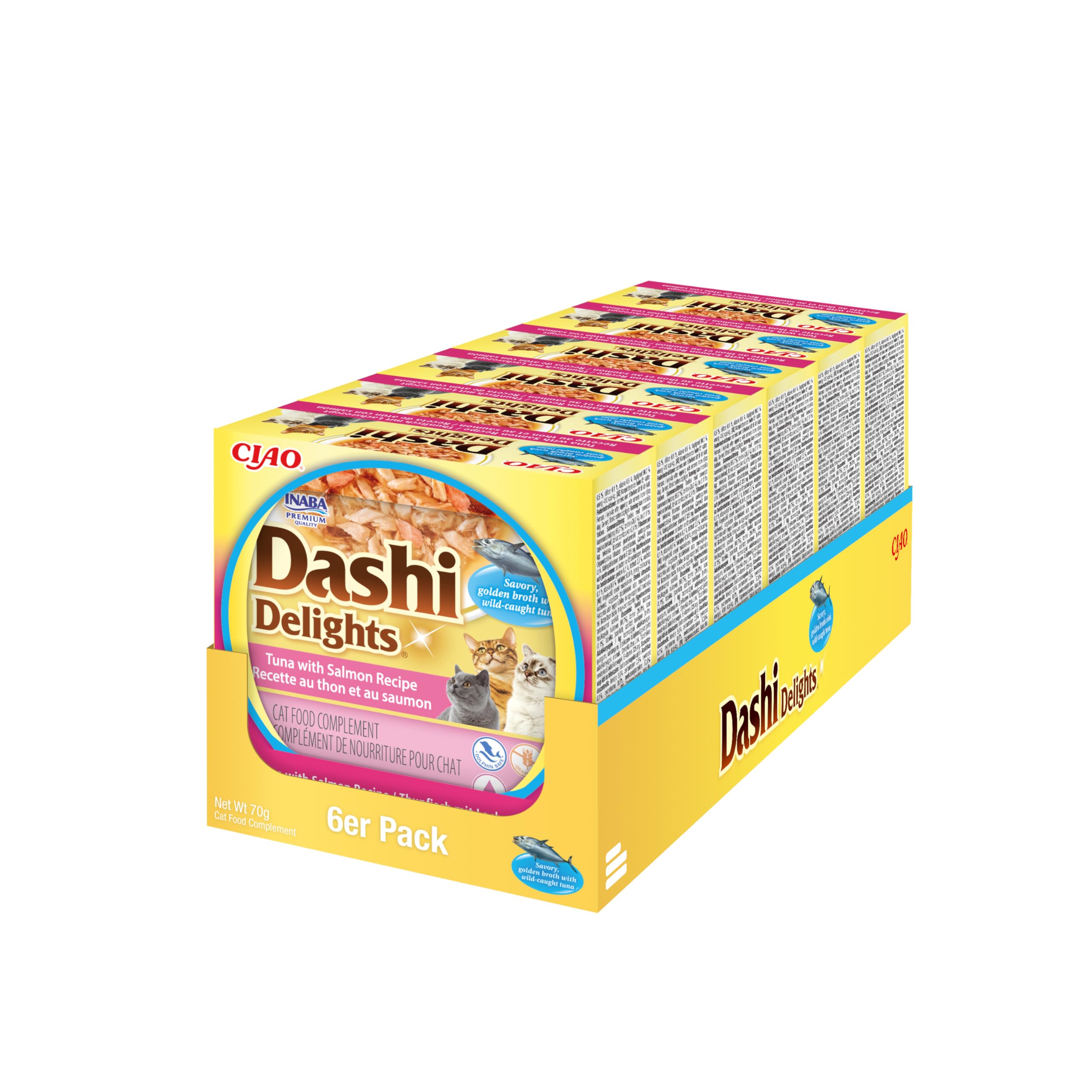 inaba-dashi-delights-soupe-chat-thon-70-g-lot-de-6-sans-c-r-ales image 7