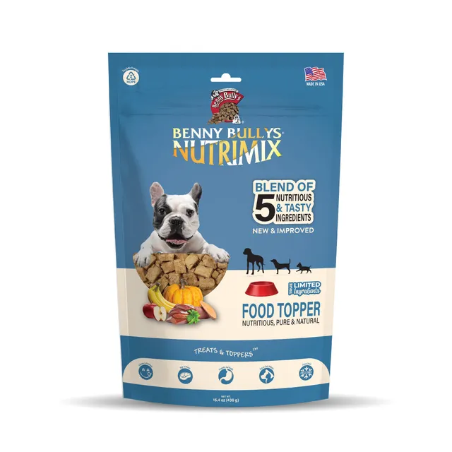 benny-bully-s-nutrimix-topper-chien-foie-b-uf-436-g-lyophilis image 1