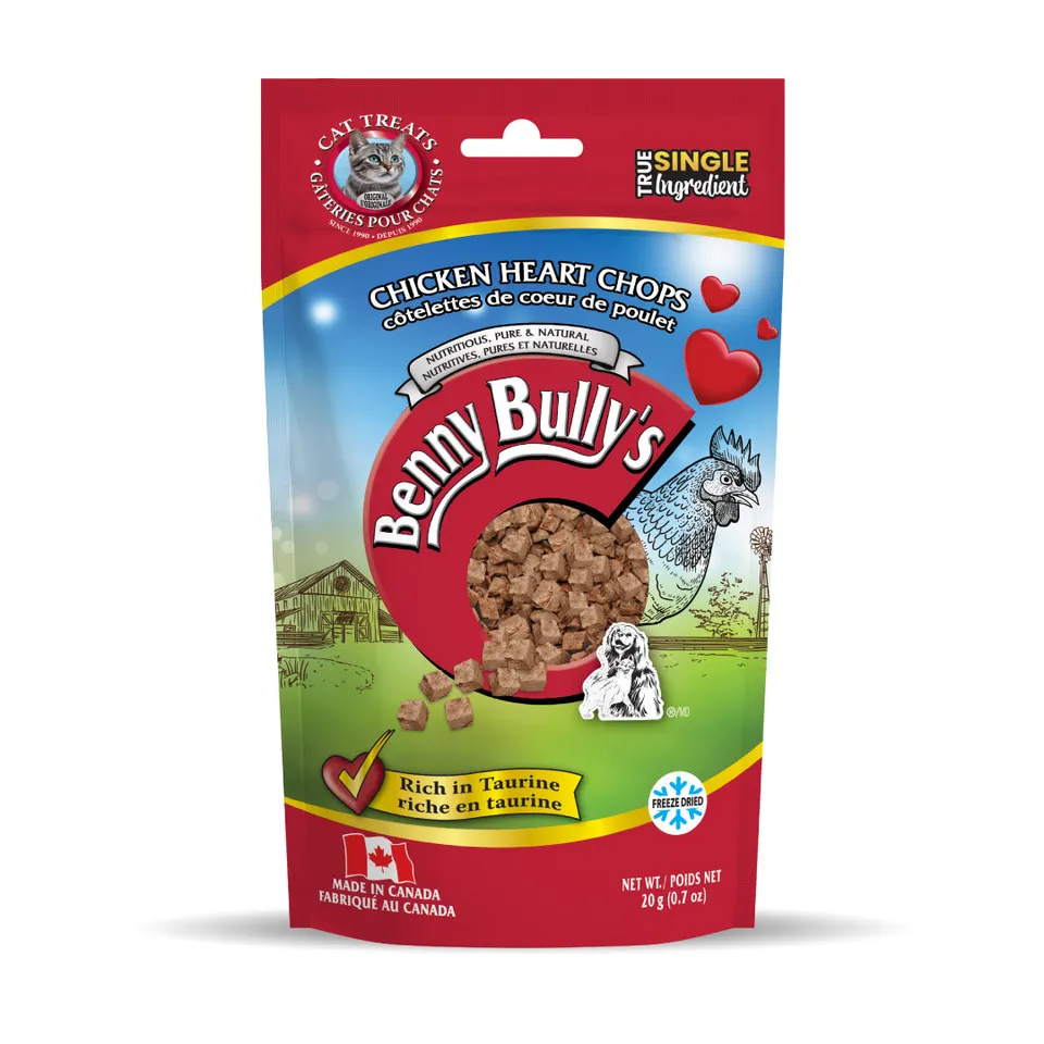 benny-bully-s-chicken-heart-chops-friandise-chat-c-ur-poulet image 1