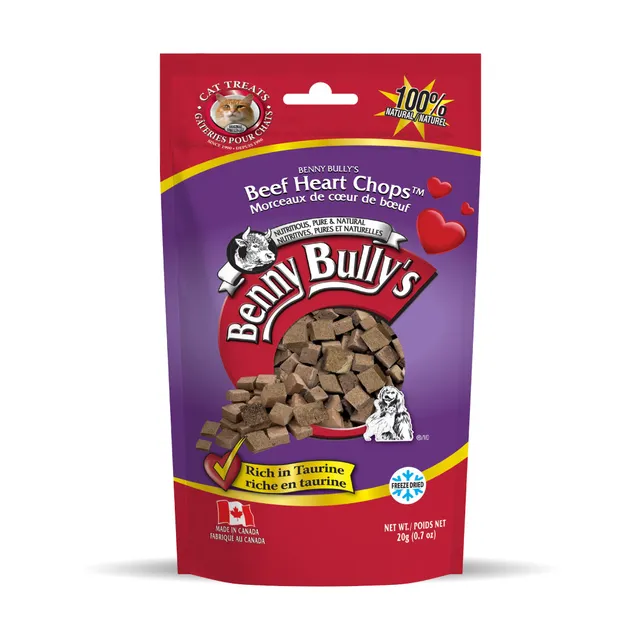 benny-bully-s-beef-heart-chops-friandise-chat-c-ur-de-b-uf image 1