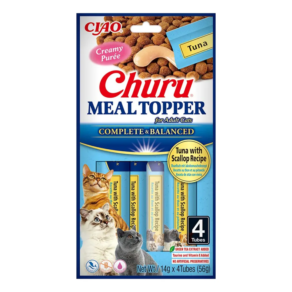 inaba-churu-meal-topper-pur-e-chat-poisson-56-g-4x14-g-cr-meuse image 1